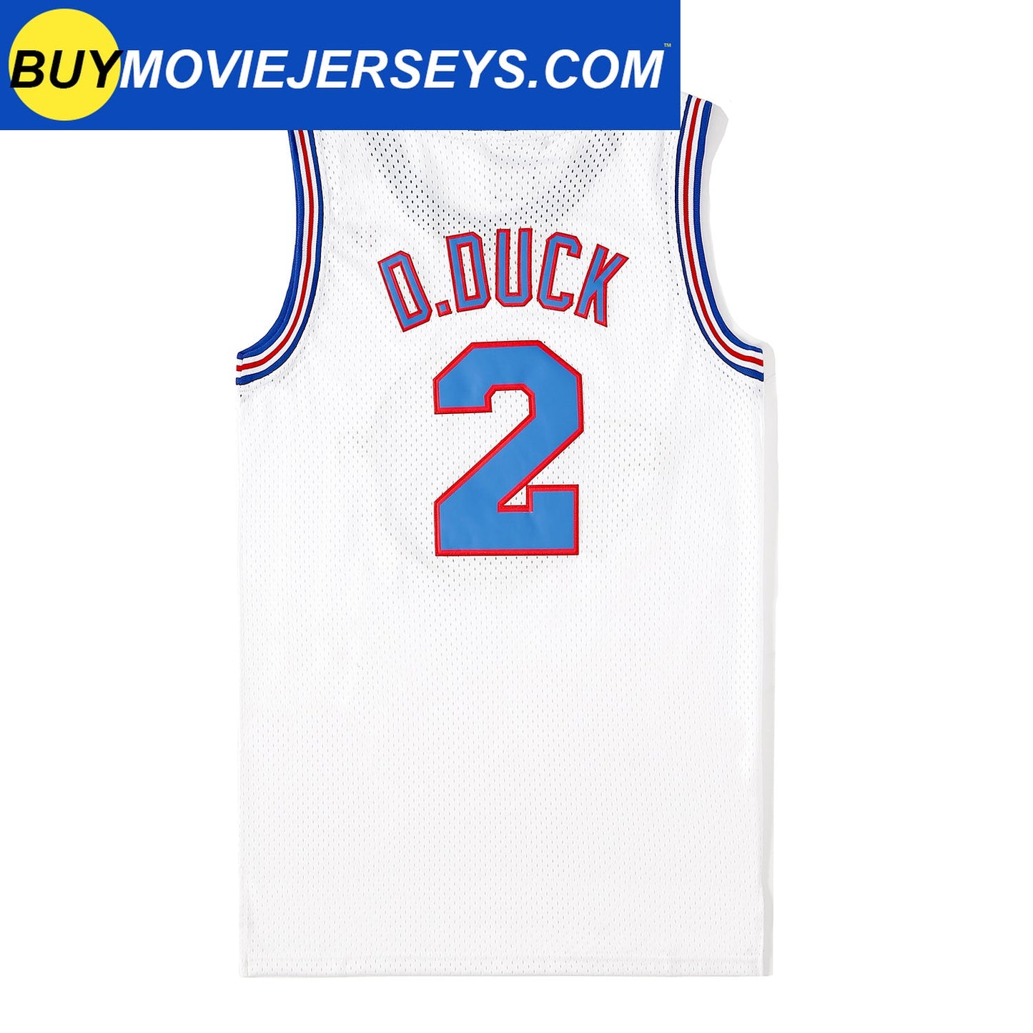 Space Jam Movie Basketball Jersey Tune Squad # 2 D.DUCK