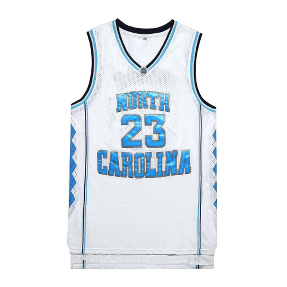 Michael Jordan North Carolina Tar Heels College #23 Basketball Jersey White Color