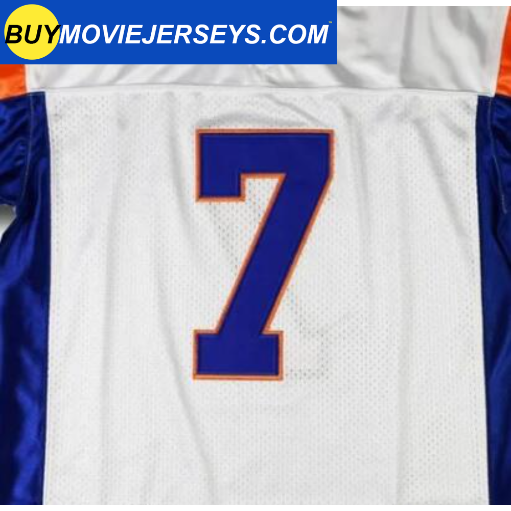 Alex Moran #7 Blue Mountain State Football Jersey White