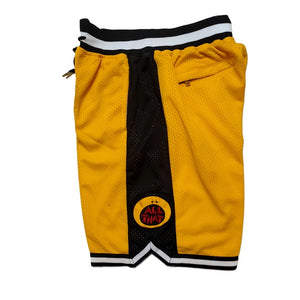 All That  Basketball Shorts Pants with Pockets Yellow Color