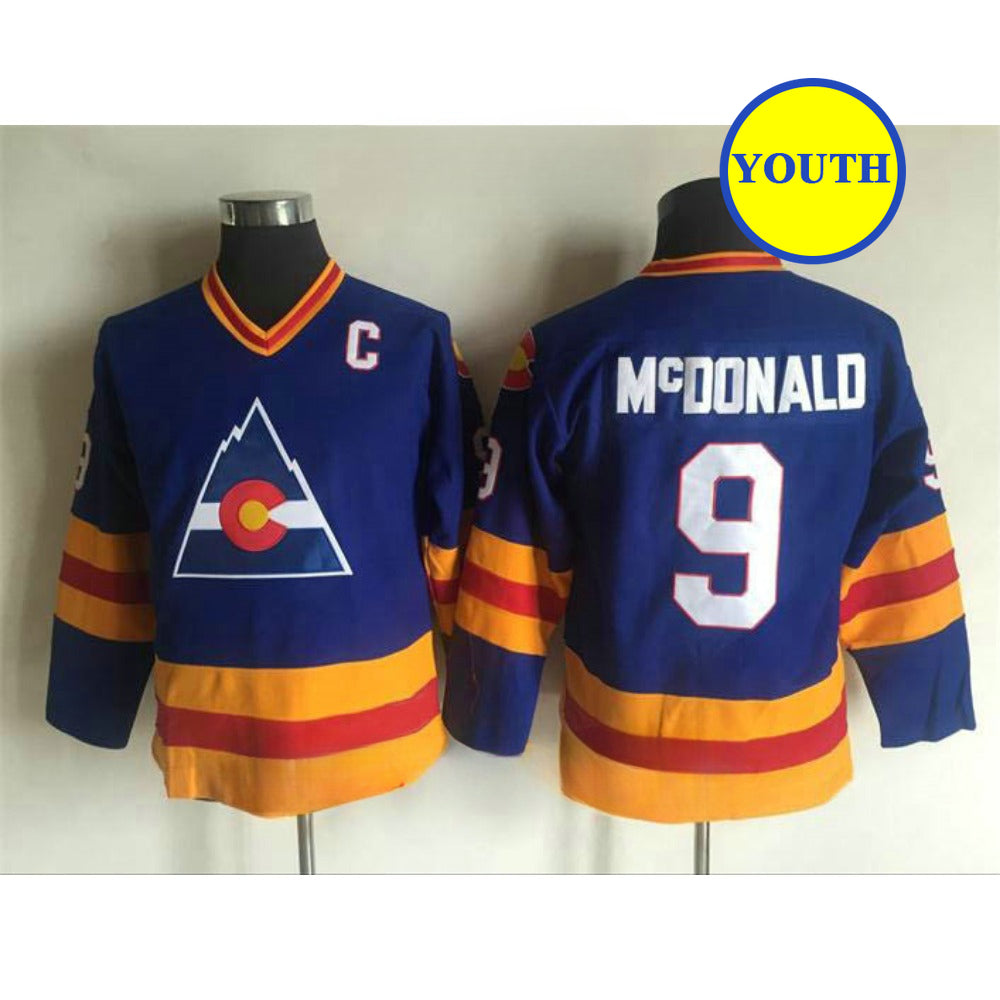 Custom Children Size Ice Hockey Jersey Chicago Flames Canadiens USA Team for Youth