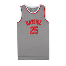 Load image into Gallery viewer, The Bell Zack Morris #25 Bayside Tigers Basketball Jersey Stitched Gray