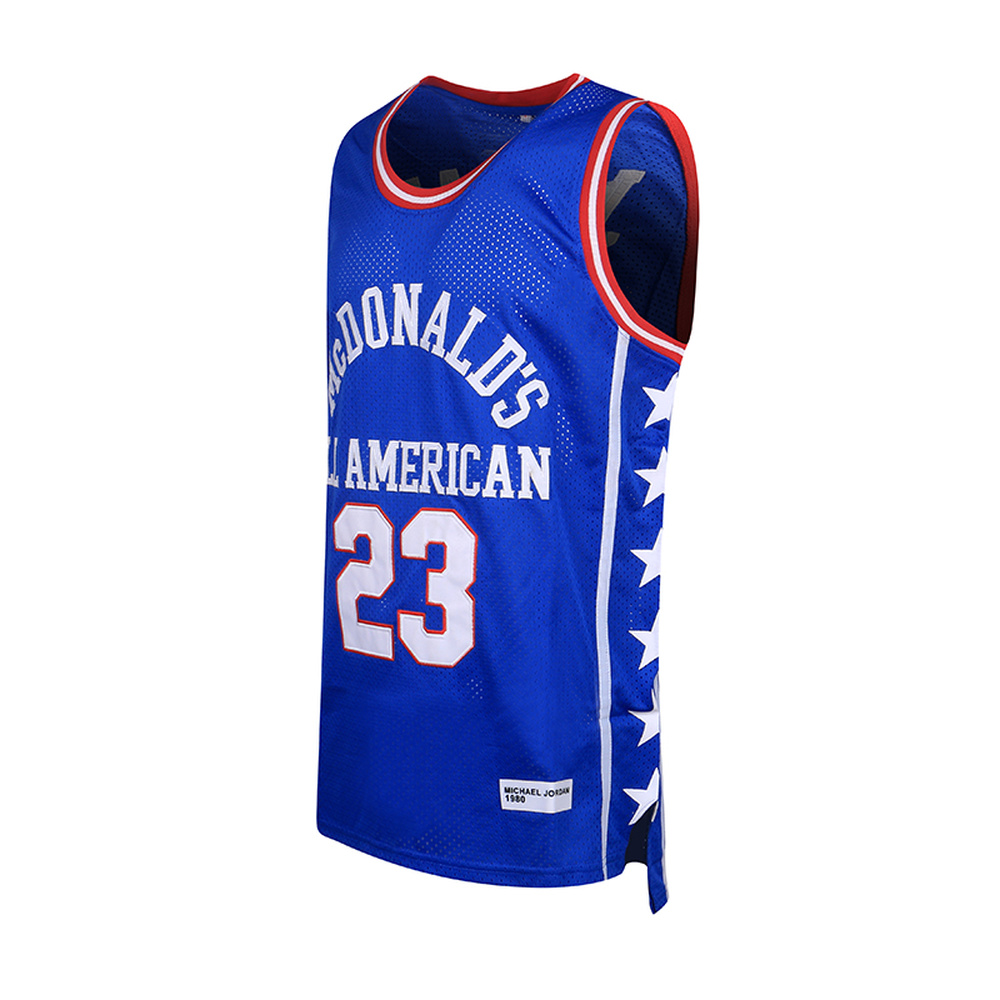 Michael Jordan #23 McDonald's All American Basketball Jersey White