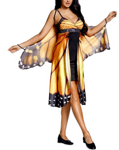 Load image into Gallery viewer, Ladies Monarch Butterfly Costume Women Animal Fairy Fancy Dress Adults Outfit