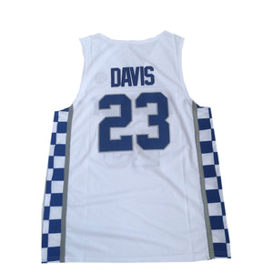 Anthony Davis #23 Kentucky Basketball Jersey College Blue/White