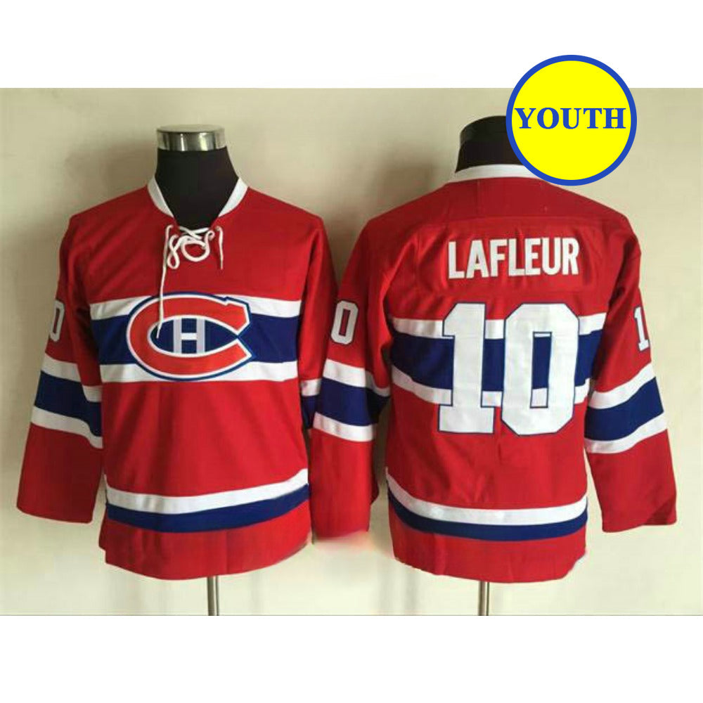 Custom Children Size Ice Hockey Jersey Chicago Flames Canadiens USA Team for Youth