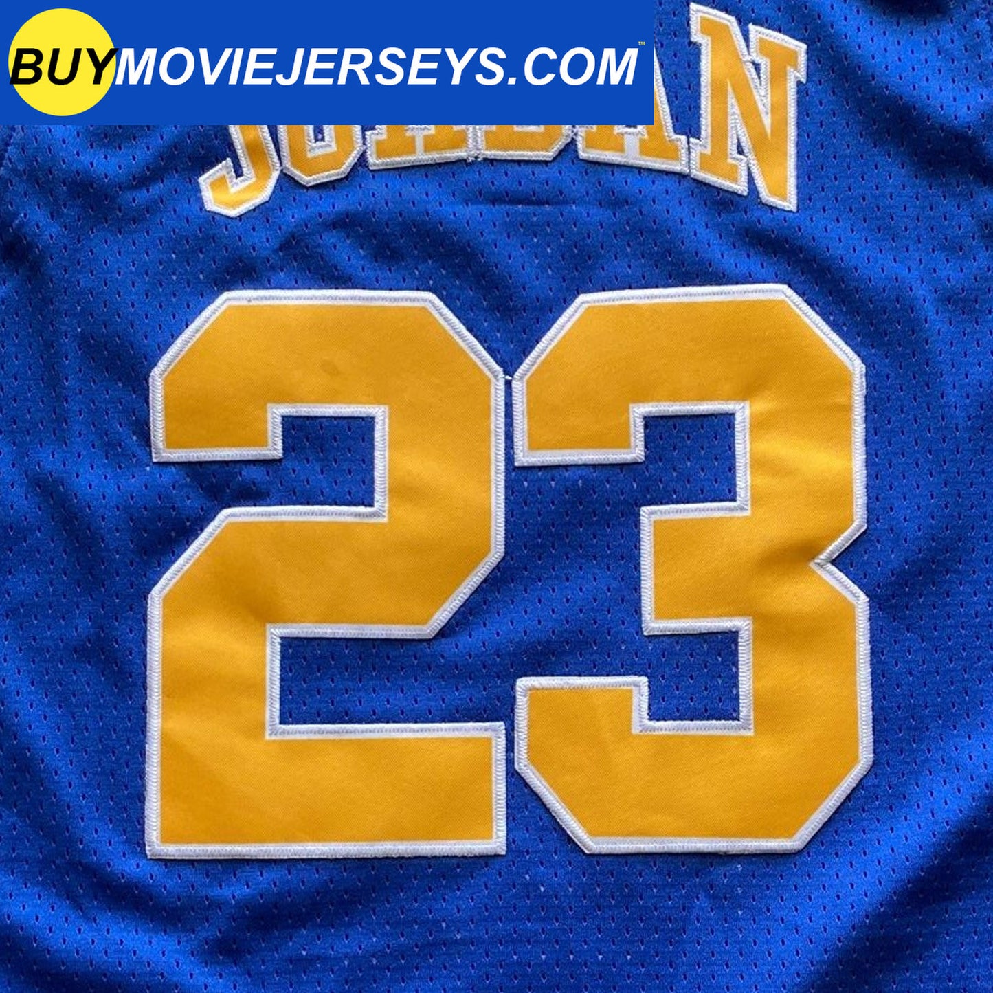 Laney High School Blue #23 Jordan Throwback Basketball Jersey Blue