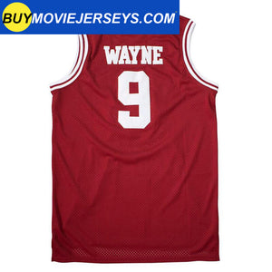 A Different World DWAYNE WAYNE  #9 HILLMAN COLLEGE  Basketball Movie Jersey Maroon Color