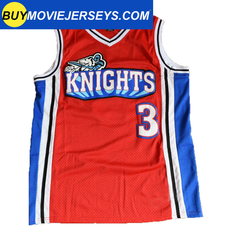 Like Mike Knights Basketball Calvin Cambridge #3 Basketball Movie Jersey